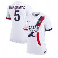 Paris Saint-Germain Marquinhos #5 Auswärtstrikot Frauen 2024-25 Kurzarm